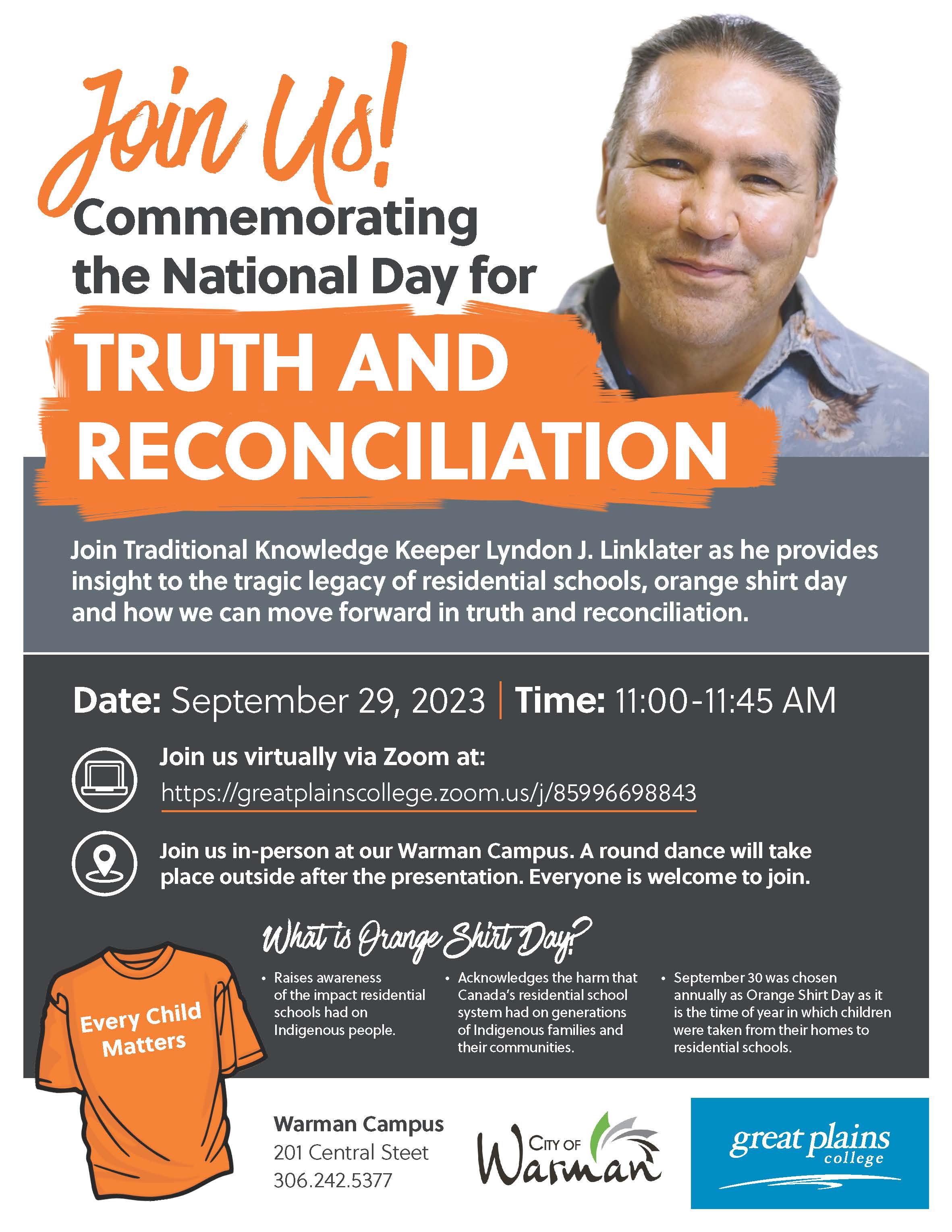 Poster for National Day for Truth and Reconciliation 