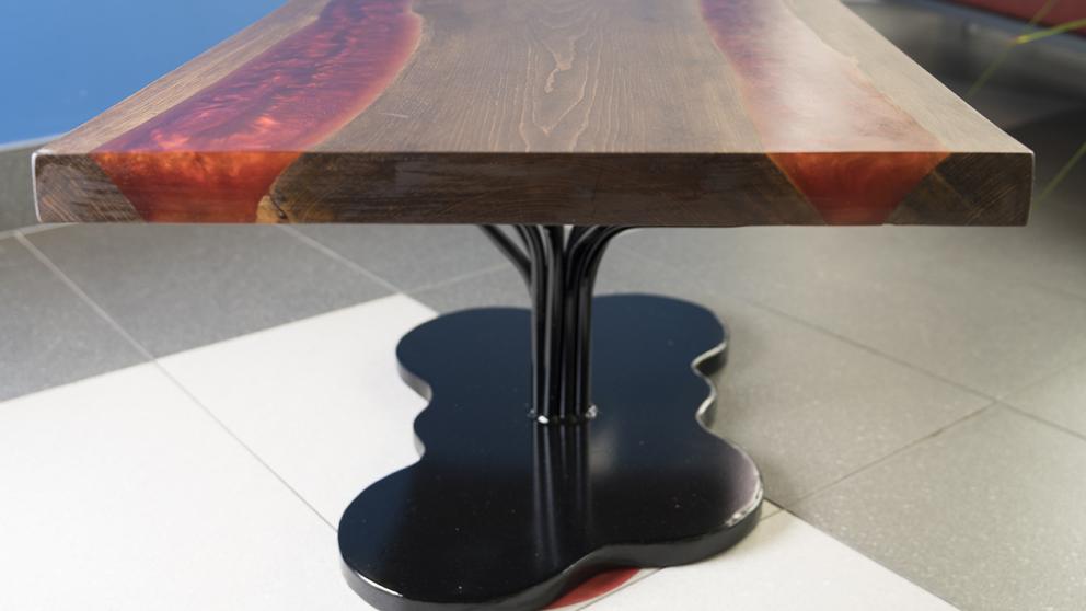 wooden desk